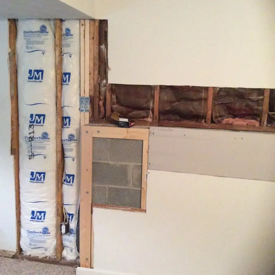 Wall insulation replacement during Structural Drying in Waihee-Waiehu